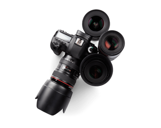 DSLR Camera and Lenses