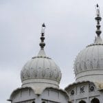 Sikh Gurdwara white Dome