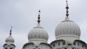 Sikh Gurdwara white Dome