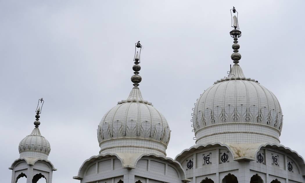 Sikh Gurdwara white Dome